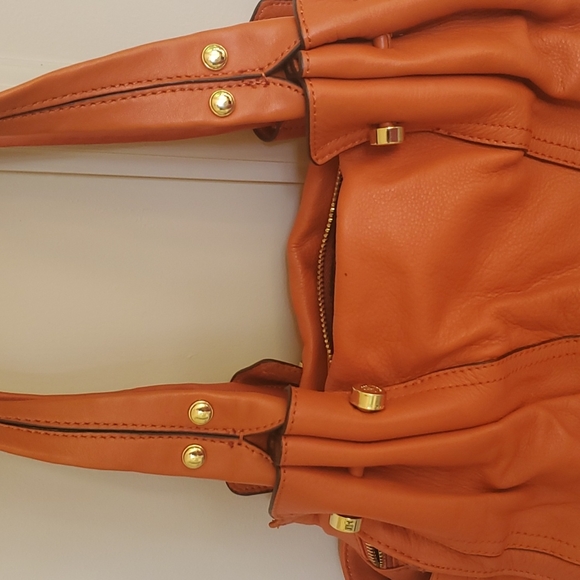 ❤️Last Chance !! B. Makowsky Genuine Leather Satchel Bag - Picture 14 of 17